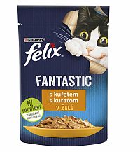 FELIX Fantastic kapsička 26x85g s kuraťom v želé 1×1 ks