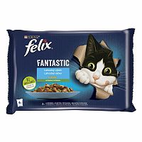 FELIX Fantastic Multipack 12(4x85g) losos/pstruh so zeleninou v želé 4×85g
