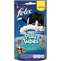 FELIX PLAY TUBES 8x50g s príchuťou pečených rýb a kreviet 8×50g