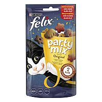 Felix Snack Party Mix Original Mix 1×60g, kapsička pre mačky