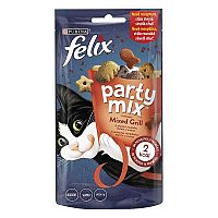 Felix Snack Party Mixed Grill 1×60g, kapsička pre mačky