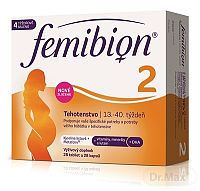 FemiBion 2 kyselina listová a Metafolin + DHA 30 tabliet +30 kapsúl