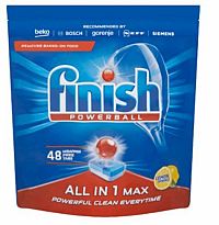 Finish Tabs All in1 Max Lemon Sparkle 48 kusov