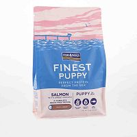 FISH4DOGS Granule malé pre šteniatka Finest losos so sladkými zemiakmi 12 kg, 2m+