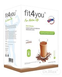 Fit4You Diet Shake ČOKOLÁDA prášok na prípravu nápoja vo vrecúškach (á 33g) 1x10 ks