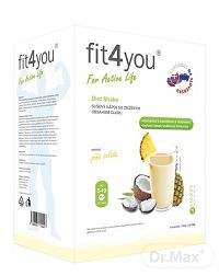 Fit4You Diet Shake PIŇA COLADA prášok na prípravu nápoja vo vrecúškach (á 33g) 1x10 ks