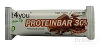 Fit4You Protein Bar 30% ČOKOLÁDA nízkokalorická proteínová tyčinka 1x60 g