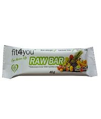Fit4You RAW BAR Fruit Mix nízkokalorická ovocná RAW tyčinka 1x45 g