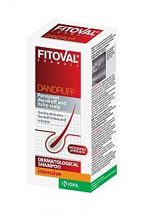 FITOVAL DANDRUFF intensive Intenzívny dermatologický šampón proti lupinám 100 ml