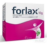 FORLAX 10 g 20×10 g, liek na zápchu