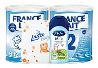 FRANCE LAIT 2+ BUBCHEN telové mlieko + prebaľovacia podložka 1×1 set