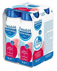 Fresubin Protein energy DRINK EasyBottle, príchuť lesná jahoda, 4x200 ml (800 ml)