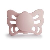 FRIGG Butterfly anatomický silikónový cumlík Blush, 0-6m 1×1 ks, silikónový cumlík