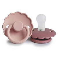 FRIGG Daisy silikónové cumlíky Blush/Dusty Rose, 0-6m 1×2 ks, cumlíky