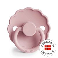 FRIGG Daisy silikónový cumlík Baby Pink 0-6m 1 ks 1×1 ks, silikónový cumlík