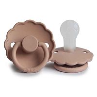 FRIGG Daisy silikónový cumlík Blush 0-6m 1 ks 1×1 ks, silikónový cumlík