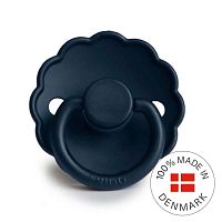 FRIGG Daisy silikónový cumlík Dark Navy 0-6m 1 ks 1×1 ks, silikónový cumlík