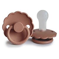 FRIGG Daisy silikónový cumlík Rose Gold +6m 1 ks 1×1 ks, silikónový cumlík