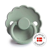 FRIGG Daisy silikónový cumlík Sage 0-6m 1 ks 1×1 ks, silikónový cumlík