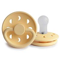 FRIGG Moon Phase silikónový cumlík Pale Daffodil, 0-6m 1×1 ks, cumlík