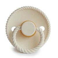 FRIGG Rope kaučukové cumlíky Croissant / Olive 1×2 ks, +6m, dvojbalenie