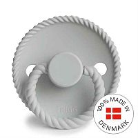 FRIGG Rope silikónový cumlík Silver Gray, 0-6m 1×1 ks, cumlík