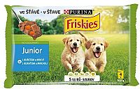 FRISKIES JUNIOR Dog Multipack 10(4x100g) - s kuraťom a mrkvou v šťave