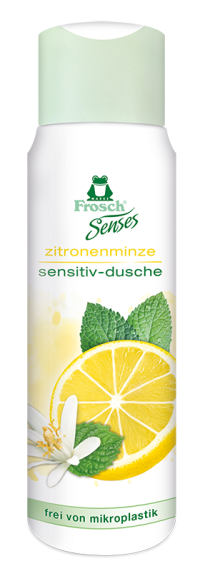 Frosch Senses Sensitive sprchový gél Citrón a Mäta 300 ml
