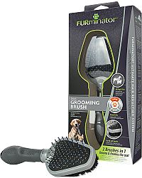 FURminator Dual Brush 1×1 ks, obojstranná kefa pre starostlivosť o srsť.