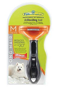 FURminator Long Hair M 1×1 ks, hrablo pre mačky