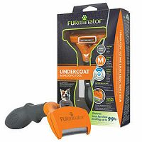 FURminator Short Hair M 1×1 ks, hrablo pre psy