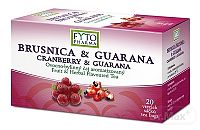 FYTO BRUSNICA & GUARANA 20×2 g (40 g), ovocno-bylinný čaj