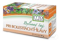 FYTO Bylinný čaj PRI BOLESTIACH HLAVY 20×1,5 g, bylinná zmes