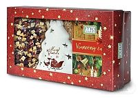 FYTO Darčeková kazeta Vianočný čaj 1×1 set, sypaný 100 g + porciovaný 20x2 g (40 g) + svietnik