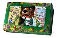 FYTO DETSKÁ darčeková kazeta s hračkou 1×1 set, (ovocný čaj Malina 20x2 g + čierny čaj bez kofeínu 20x1,5 g)