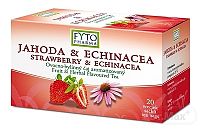FYTO JAHODA & ECHINACEA 20×2 g (40 g), ovocno-bylinný čaj
