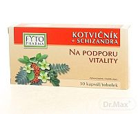 Fyto Kotvičník + Schizandra na podporu vitality 30 kapsúl
