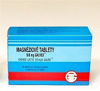 Galvex Magnéziové tablety 500mg 80 tabliet