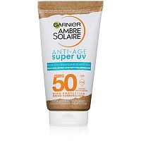 Garnier Ambre Solaire Super UV ochranný krém na tvár s protivráskovým účinkom SPF50 50 ml