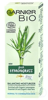 GARNIER BIO Fresh Lemongras Moisturizer hydratačný krém, pre pre normálnu až zmiešanú pleť 1x150 ml