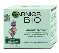 Garnier BIO Krém proti vráskam 50 ml s organickým levanduľovým esenciálnym olejom