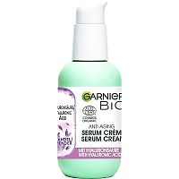 Garnier BIO krémové sérum proti starnutiu pleti 1×30 ml, s esenciálnym levanduľovým olejom