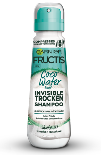 Garnier Fructis neviditeľný suchý šampón s vôňou kokosovej vody 1×100 ml, suchý šampón