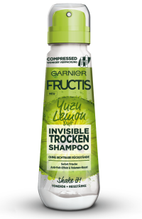 Garnier Fructis neviditeľný suchý šampón s vôňou yuzu citróna 1×100 ml, suchý šampón