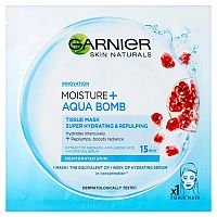Garnier Superhydratační vypĺňajúci maska Moisture & Aqua Bomb (Skin Tissue Superhydrating Mask) 32 g