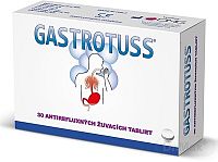 Gastrotuss tablety žuvacie antirefluxné 30 ks