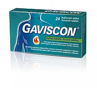 GAVISCON žuvacie tablety tbl mnd (blis.) 1x24 ks