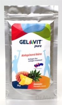 GELAVIT pure Kolagénová kúra prášok, príchuť ananás, 1x75 g