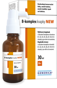 GENERICA B-komplex kvapky NEW pre deti od narodenia 30 ml