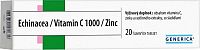 GENERICA Echinacea/Vitamin C 1000/Zinc tbl eff 1x20 ks